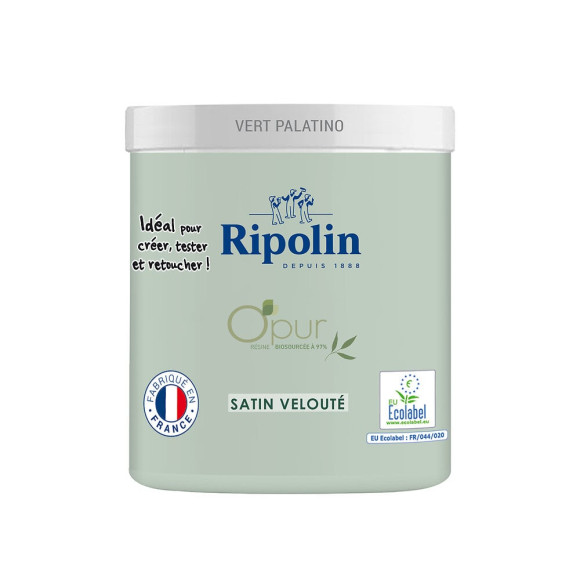 Testeur peinture O'pur - Vert palatino - Satin - 75ml