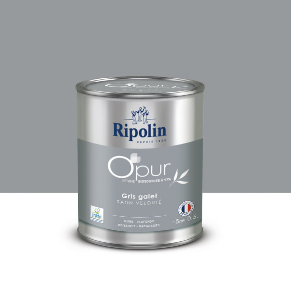 Peinture O'pur - Gris galet - Satin - 05L