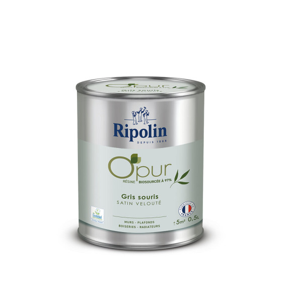 Peinture O'pur - Gris souris - Satin - 05L