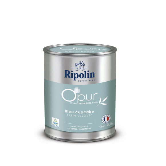 Peinture O'pur - Bleu Cupcake - Satin - 05L