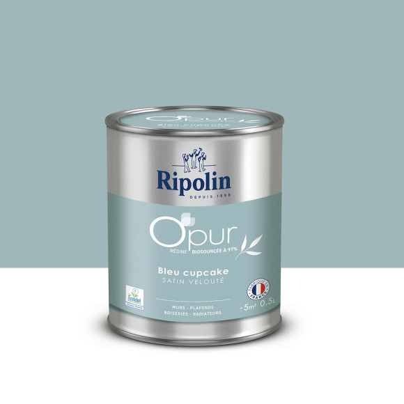 Peinture O'pur - Bleu Cupcake - Satin - 05L