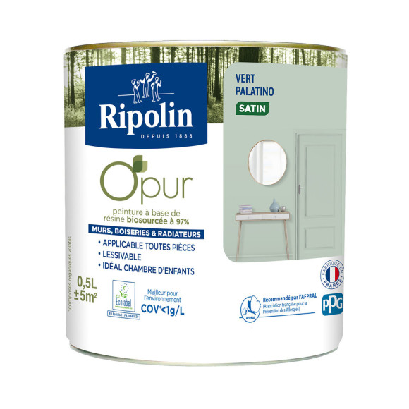 Peinture O'pur - Vert palatino - Satin - 05L