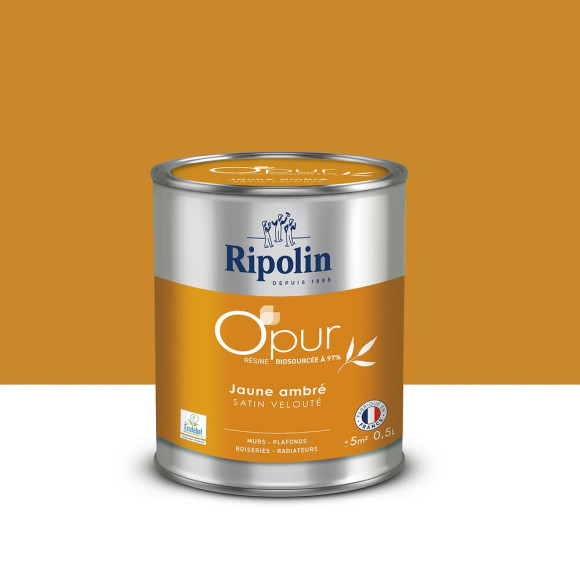 Peinture O'pur - Jaune ambre - Satin - 05L