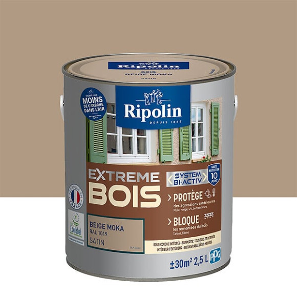 Peinture bois - Beige moka RAL 1019 - 25L