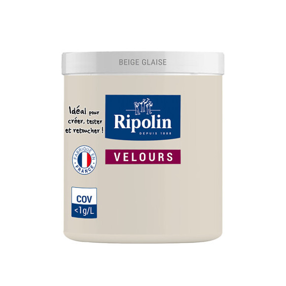 Testeur peinture RIPOLIN velours beige glaise 0075L