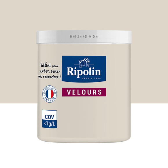 Testeur peinture RIPOLIN velours beige glaise 0075L