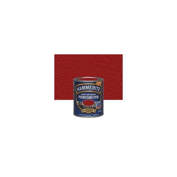 Peinture Direct sur Rouille - Martele Rouge - 075L