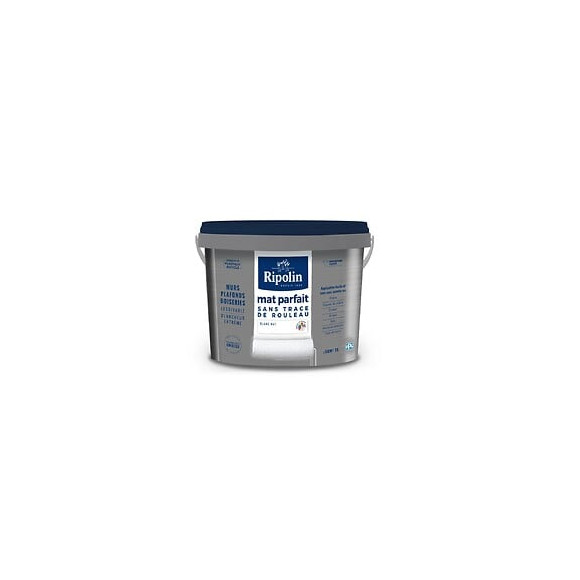 Peinture mur et plafond RIPOLIN mat parfait blanc 5L