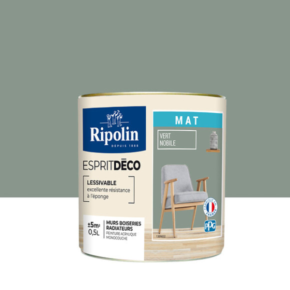 Ripolin e deco mat vert nobile 0.5l