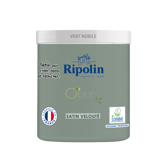 Testeur peinture O'pur - Vert nobile - Satin - 75ml