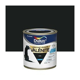 Laque Valenite Mat Noir Pot 0.5L