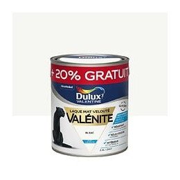 Laque Valenite - Multi-supports - Mat Veloute - Blanc - 2L+20%