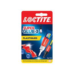 Colle spéciale plastique Super Glue 3