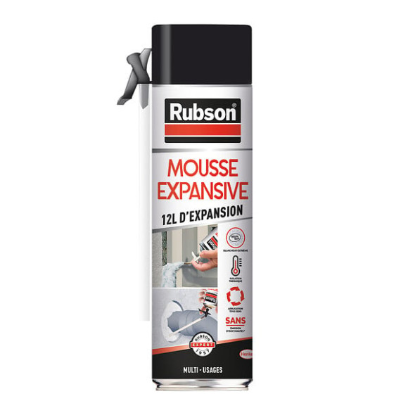 RUBSON Mousse Expansive Aérosol Multi-Usages 12L d' expansion 300ML