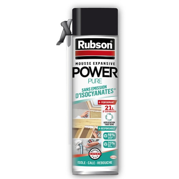 RUBSON Mousse Expansive Aérosol Power Pure 21L