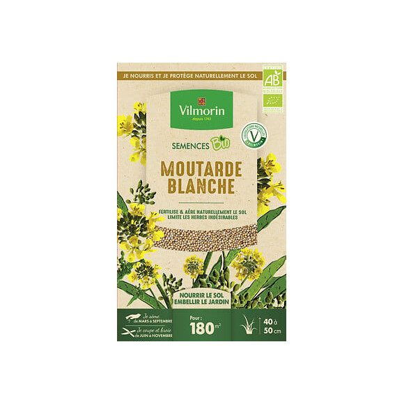 Moutarde blanche BIO 375g