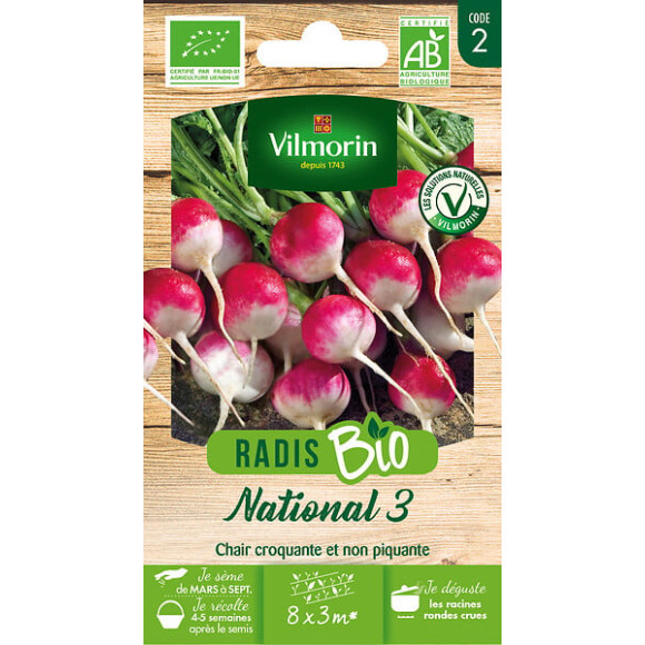 RADIS NATIONAL 3 BIO VILMORIN