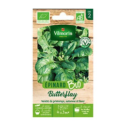 Sachet de graines Epinard Butterflay BIO