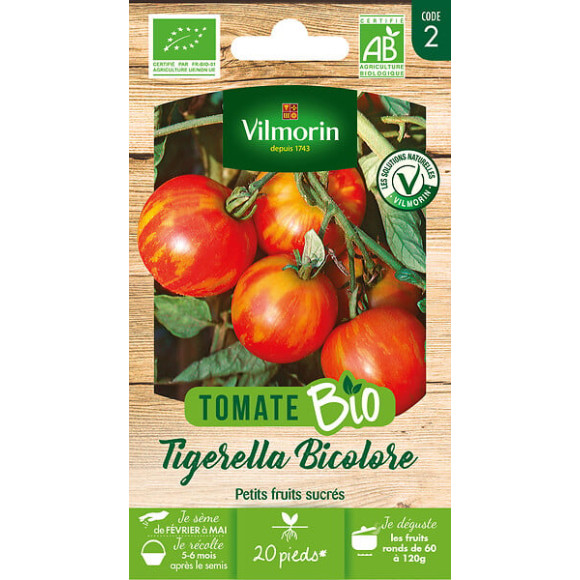 TOMATE TIGERELLA BIO VILMORIN