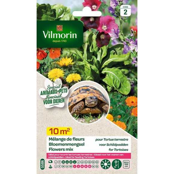 Mélange de fleurs pour Tortues Terrestres Vilmorin