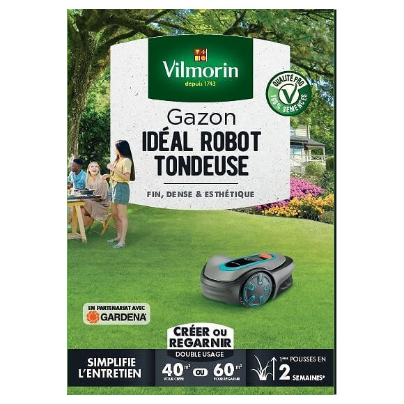 Gazon idéal robot tondeuse 1kg Vilmorin