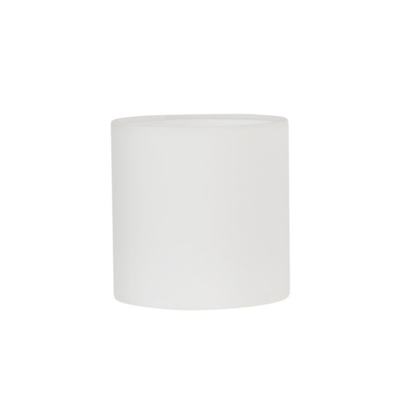 Abat-jour cylindrique diamètre 30cm coton blanc cassé