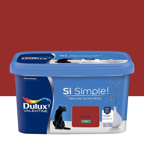 Peinture Si Simple - Le Rouge - Satin - 25L