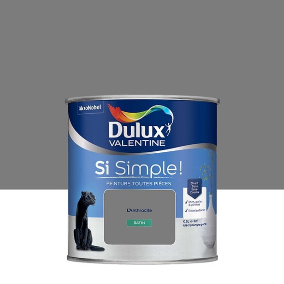 Peinture Si Simple - L'Anthracite - Satin - 05L