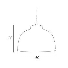 Suspension dome XXL Dock - Metal -  Noir