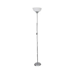 Lampadaire metal basic silver led sans ampoule