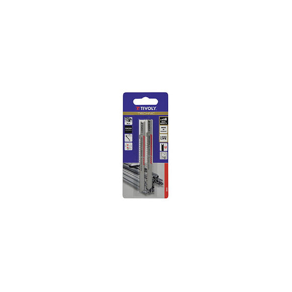 2 lames de scies sauteuses aluminium attache U L100mm