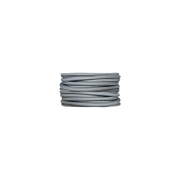 Câble tissu 3m gris