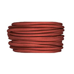 Câble tissu 3m rouge