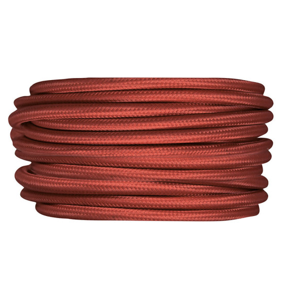 Câble tissu 3m rouge