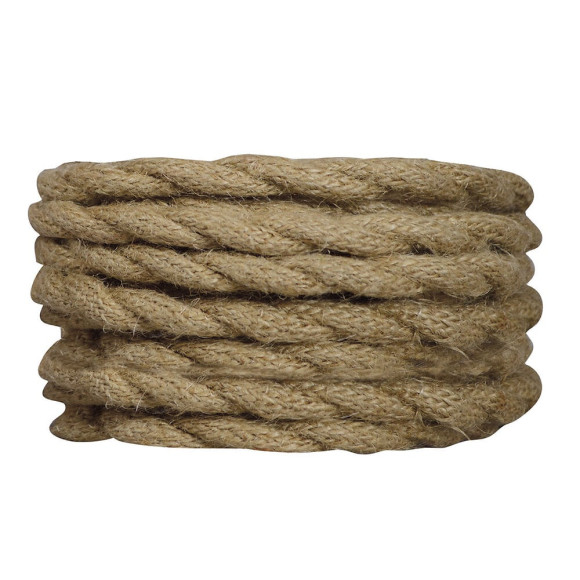 2 câbles tissu torsadé 1x0.75mm2 longueur 3m corde