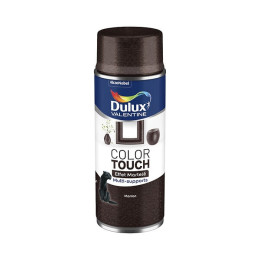 Aérosol Dulux Valentine Color Touch Effet Martelé Marron 400 ML