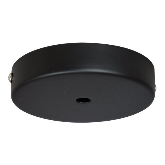 Pavillon cache-fils métal noir rond diamètre 120mm