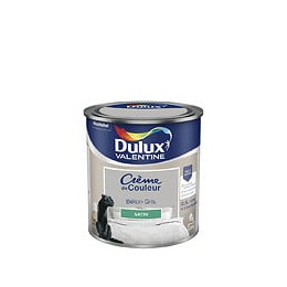 Peinture Crème de Couleur - Béton Gris - Satin - 05L