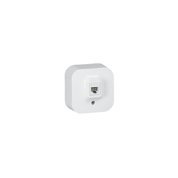 Prise RJ 45 multimédia cat. 5 saillie Profil Eco - Blanc