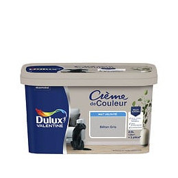 Peinture Crème de Couleur - Béton Gris - Mat - 25L