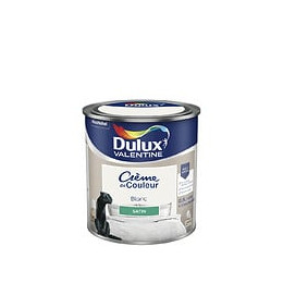 Peinture Crème de Couleur - Blanc - Satin - 05L