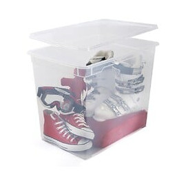 Boîte de rangement plastique SUNDIS Clear box maxi 70L transparent