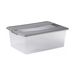 Boite de rangement KLIKER BOX A3 -  35L argent