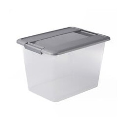 Boite de rangement KLIKER A4 DEEP argent