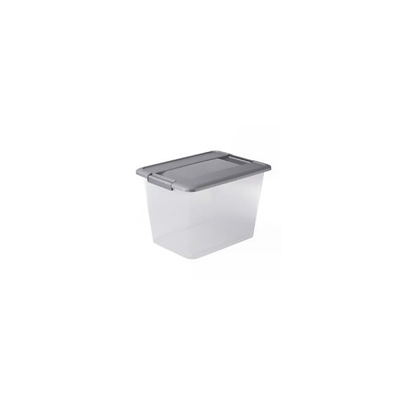 Boite de rangement KLIKER A4 DEEP argent