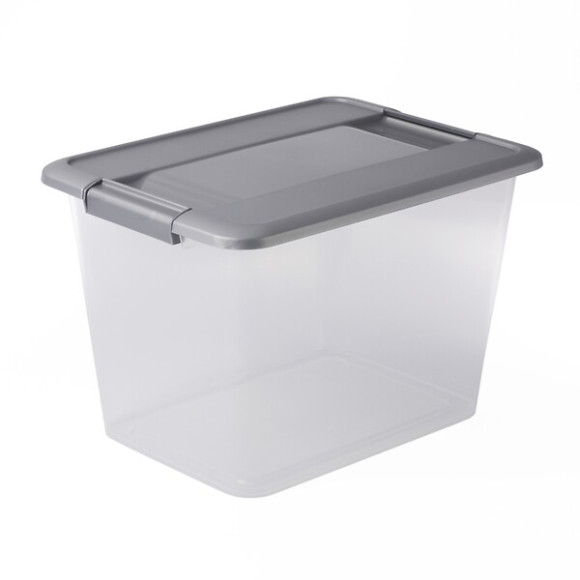 Boite de rangement KLIKER A4 DEEP argent