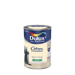 Peinture Crème de Couleur - Blanc Cassé - Satin - 125L