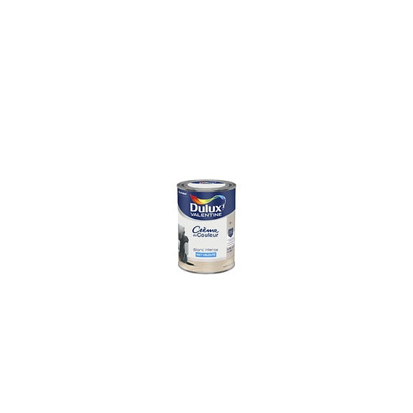 Peinture Crème de Couleur - Blanc Intense - Mat - 125L