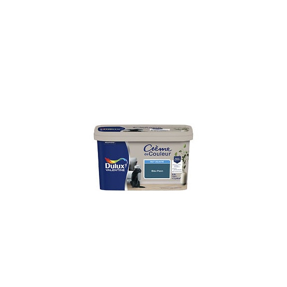 Peinture Crème de Couleur - Bleu Paon - Mat - 25L