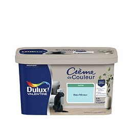 Peinture Crème de Couleur - Bleu rêveur - Satin - 25L